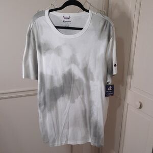 Champion Gray and White T-Shirt